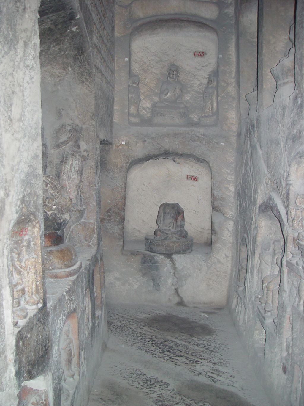 Miniature of Xiangtangshan Caves, interior