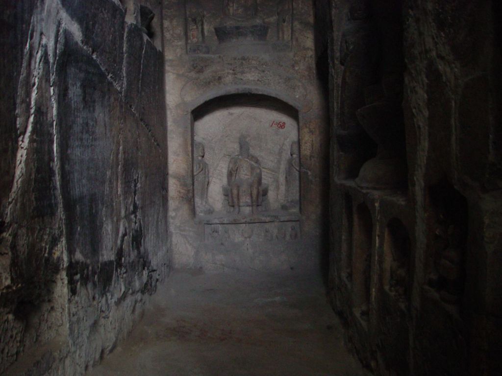 Miniature of Xiangtangshan Caves, interior