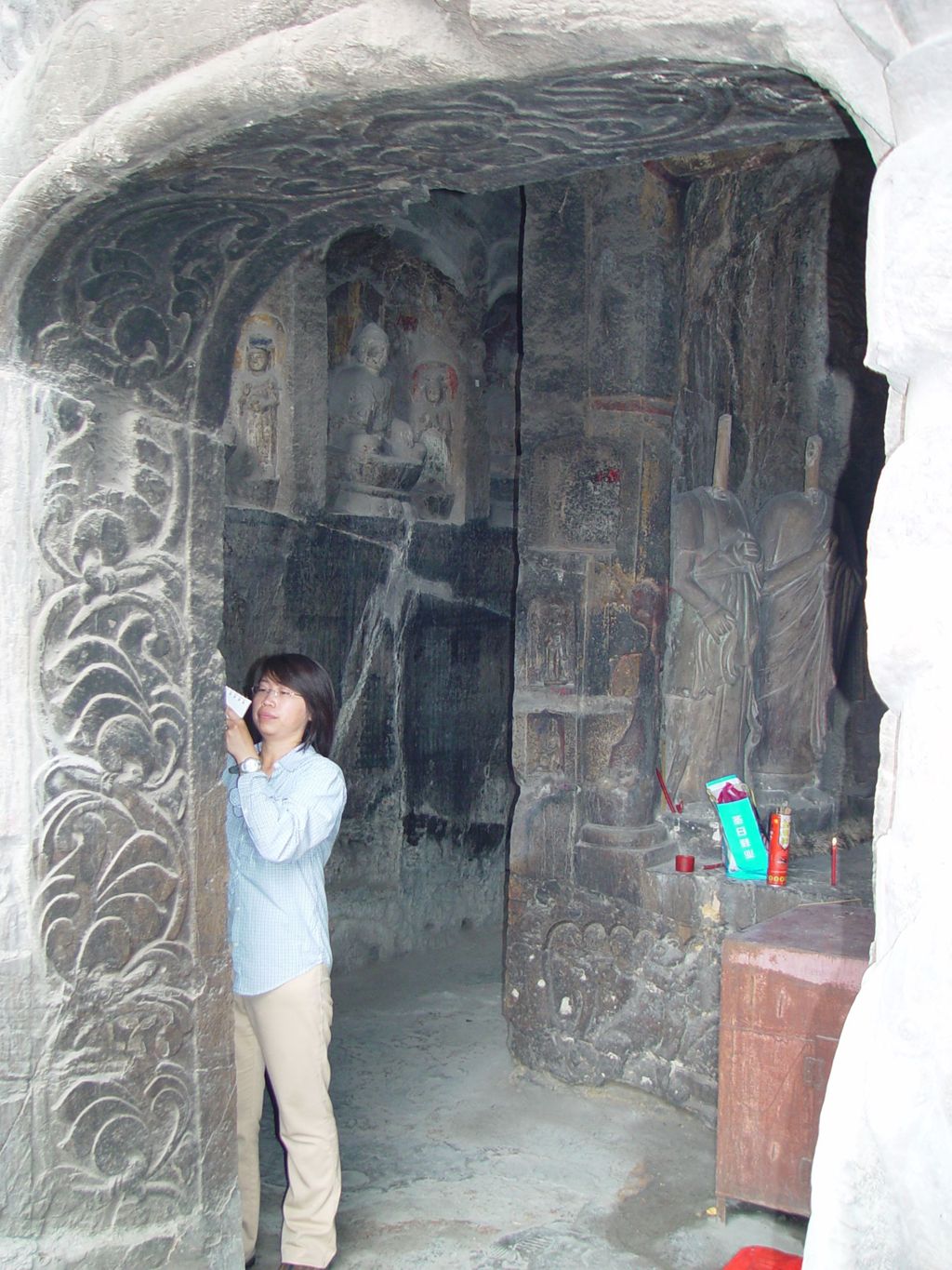 Miniature of Xiangtangshan Caves, interior