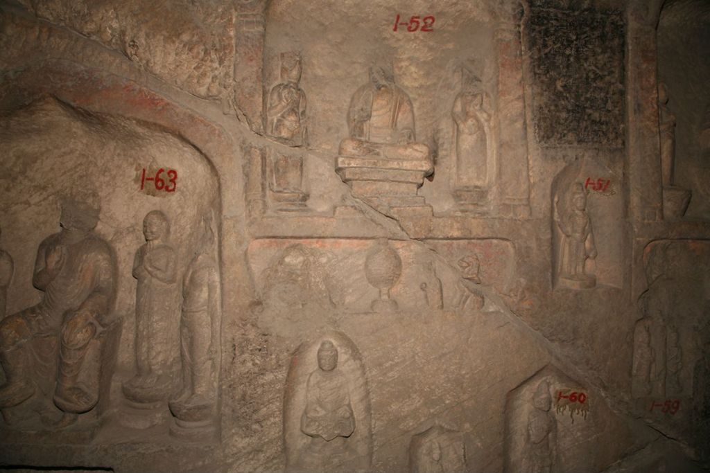 Miniature of Southern Xiangtangshan, Cave 1, interior, right side