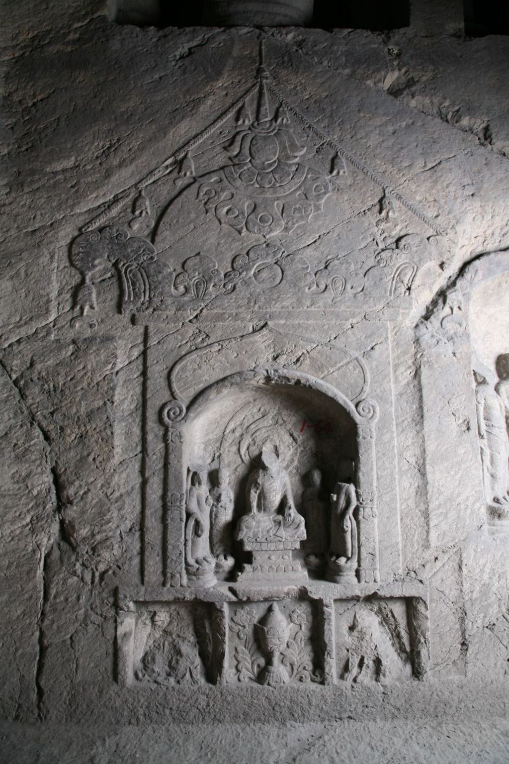 Miniature of Southern Xiangtangshan, Cave 1, interior, right side
