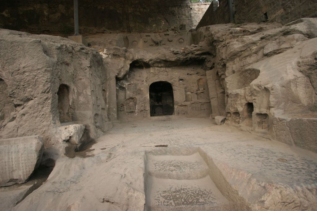 Miniature of Southern Xiangtangshan, Cave 3, exterior