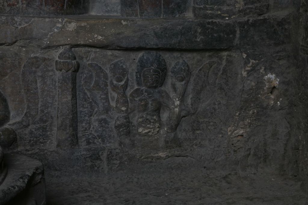 Miniature of Southern Xiangtangshan, Cave 7, altar base figures