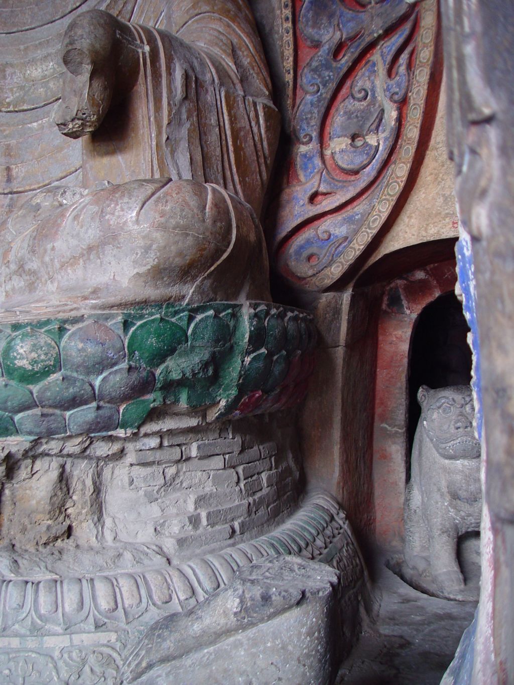 Miniature of Northern Xiangtangshan, North Cave, altar