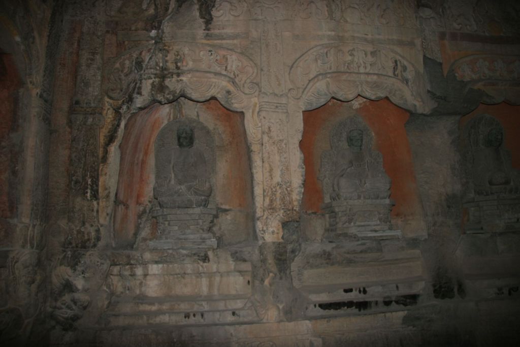 Miniature of Northern Xiangtangshan, North Cave, stupa-form niches