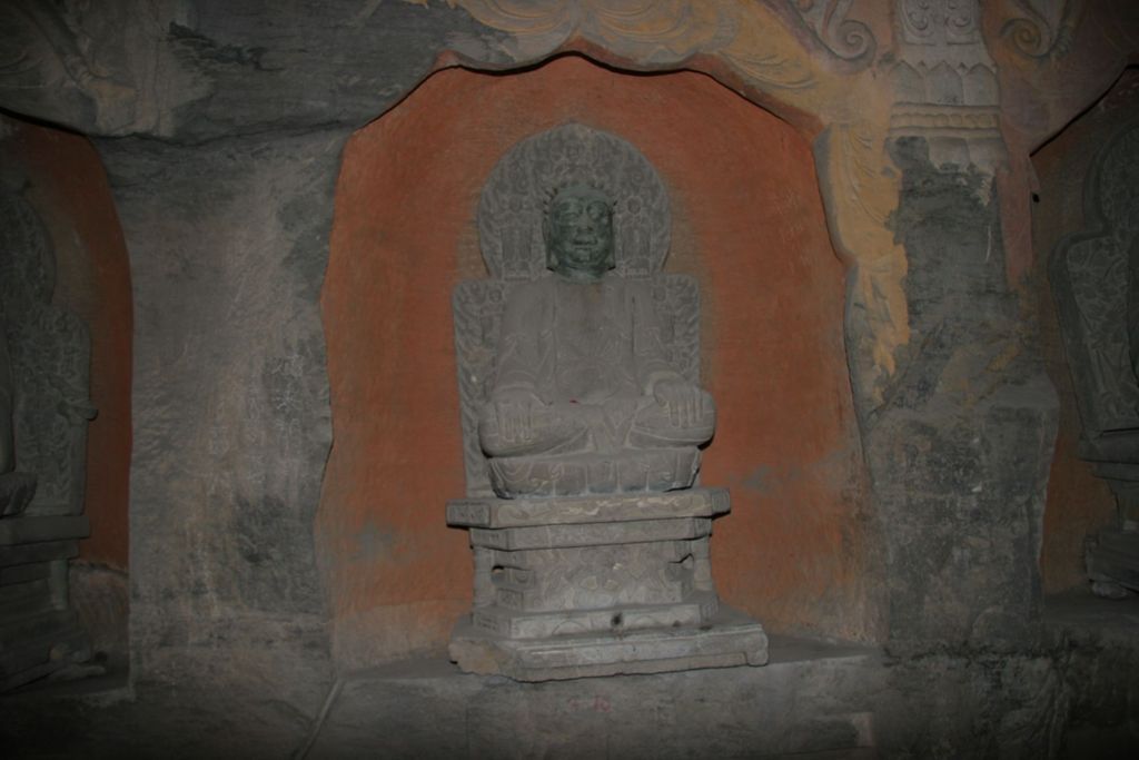 Miniature of Northern Xiangtangshan, North Cave, stupa-form niches