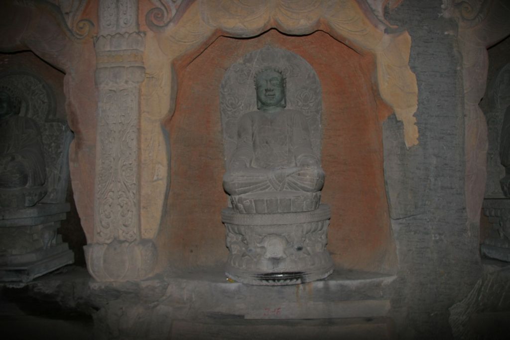 Miniature of Northern Xiangtangshan, North Cave, stupa-form niches