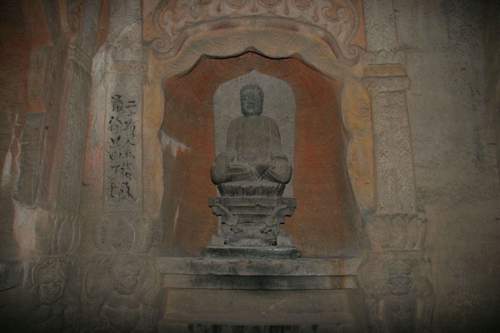 Miniature of Northern Xiangtangshan, North Cave, stupa-form niches