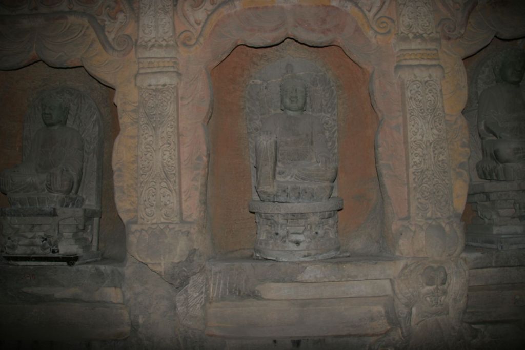 Miniature of Northern Xiangtangshan, North Cave, stupa-form niches