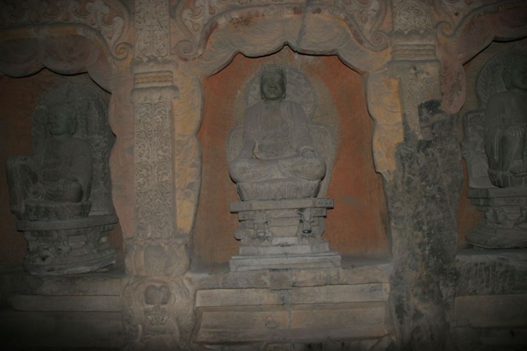 Miniature of Northern Xiangtangshan, North Cave, stupa-form niches