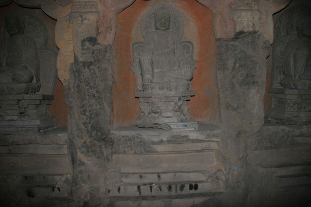 Miniature of Northern Xiangtangshan, North Cave, stupa-form niches