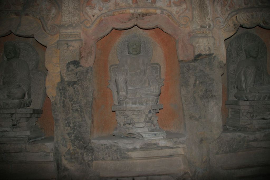 Miniature of Northern Xiangtangshan, North Cave, stupa-form niches