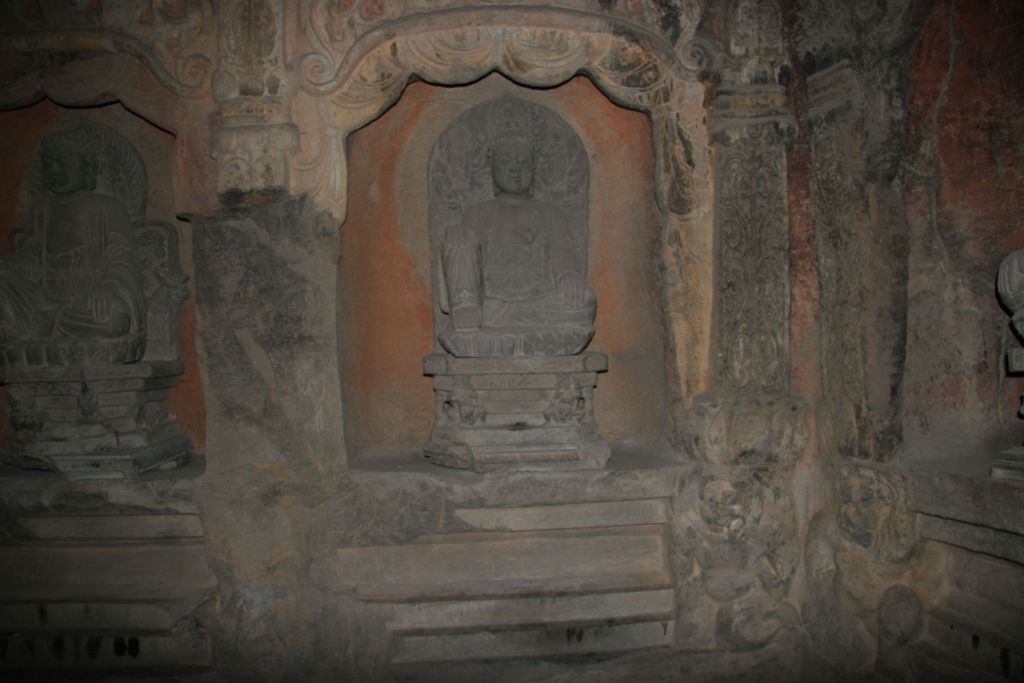 Miniature of Northern Xiangtangshan, North Cave, stupa-form niches