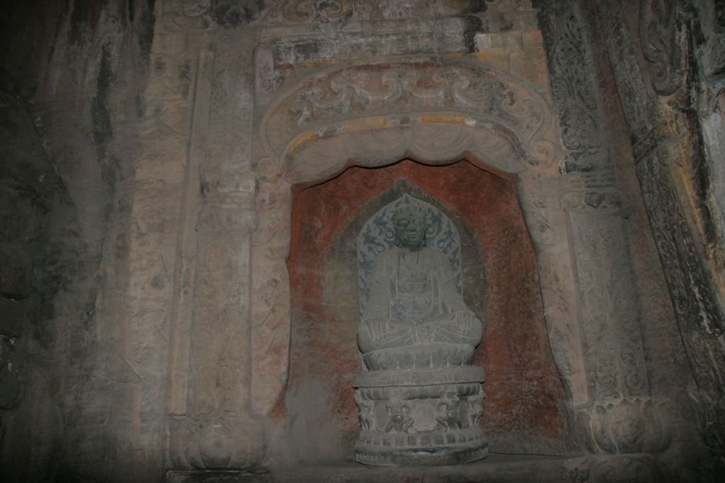 Miniature of Northern Xiangtangshan, North Cave, stupa-form niches