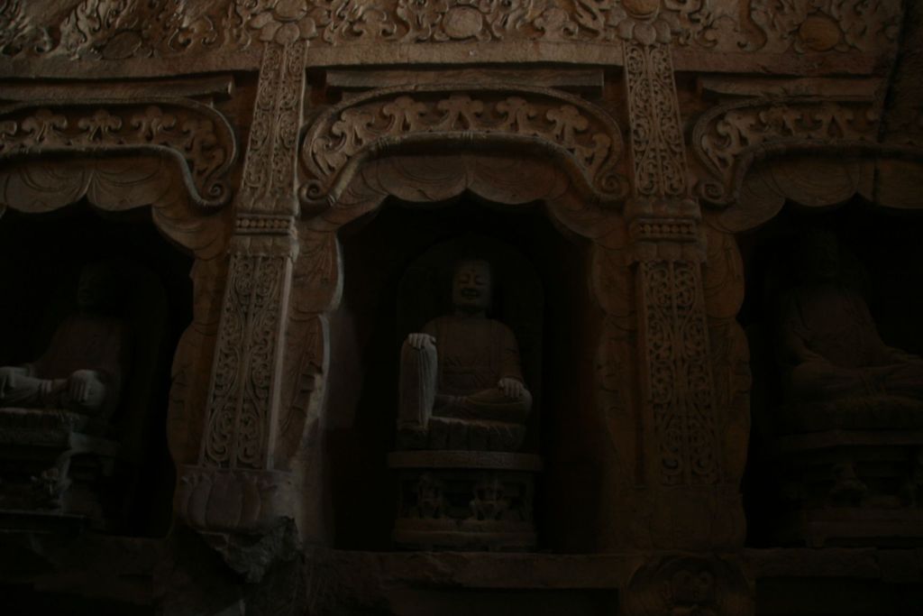 Miniature of Northern Xiangtangshan, North Cave, stupa-form niches