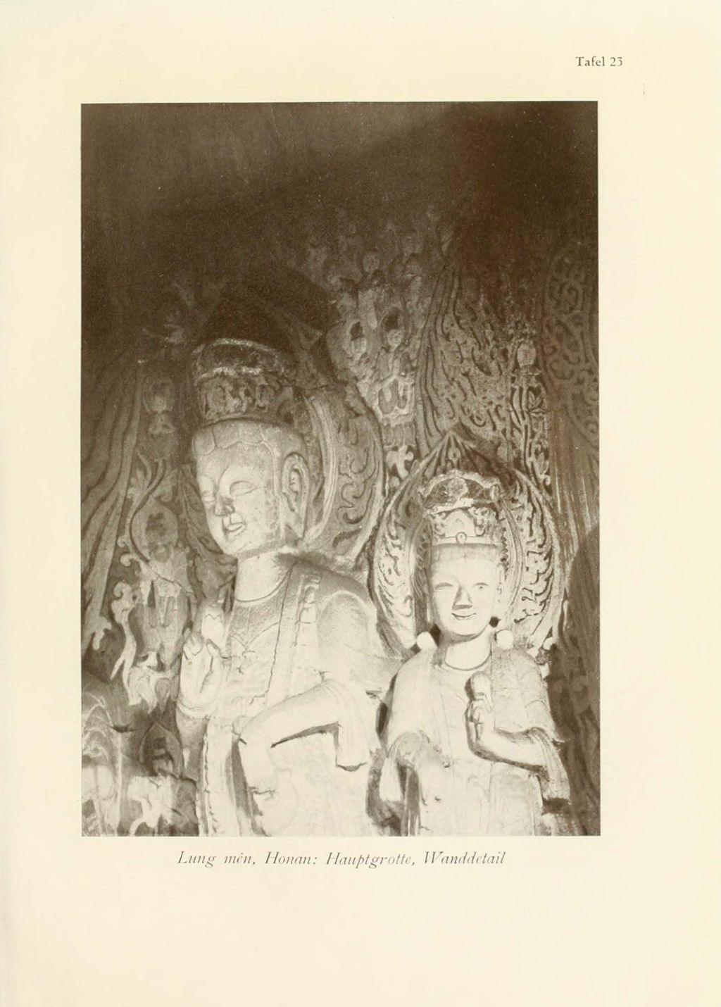 Miniature of Longmen Binyang Central Cave, north wall