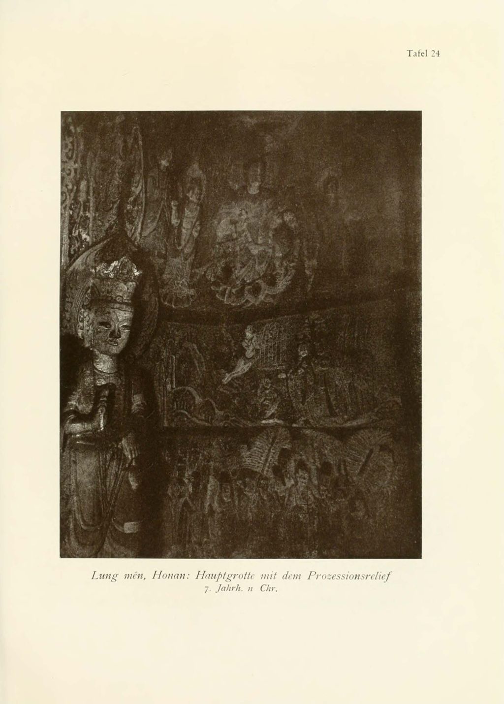 Miniature of Longmen Binyang Central Cave, north wall