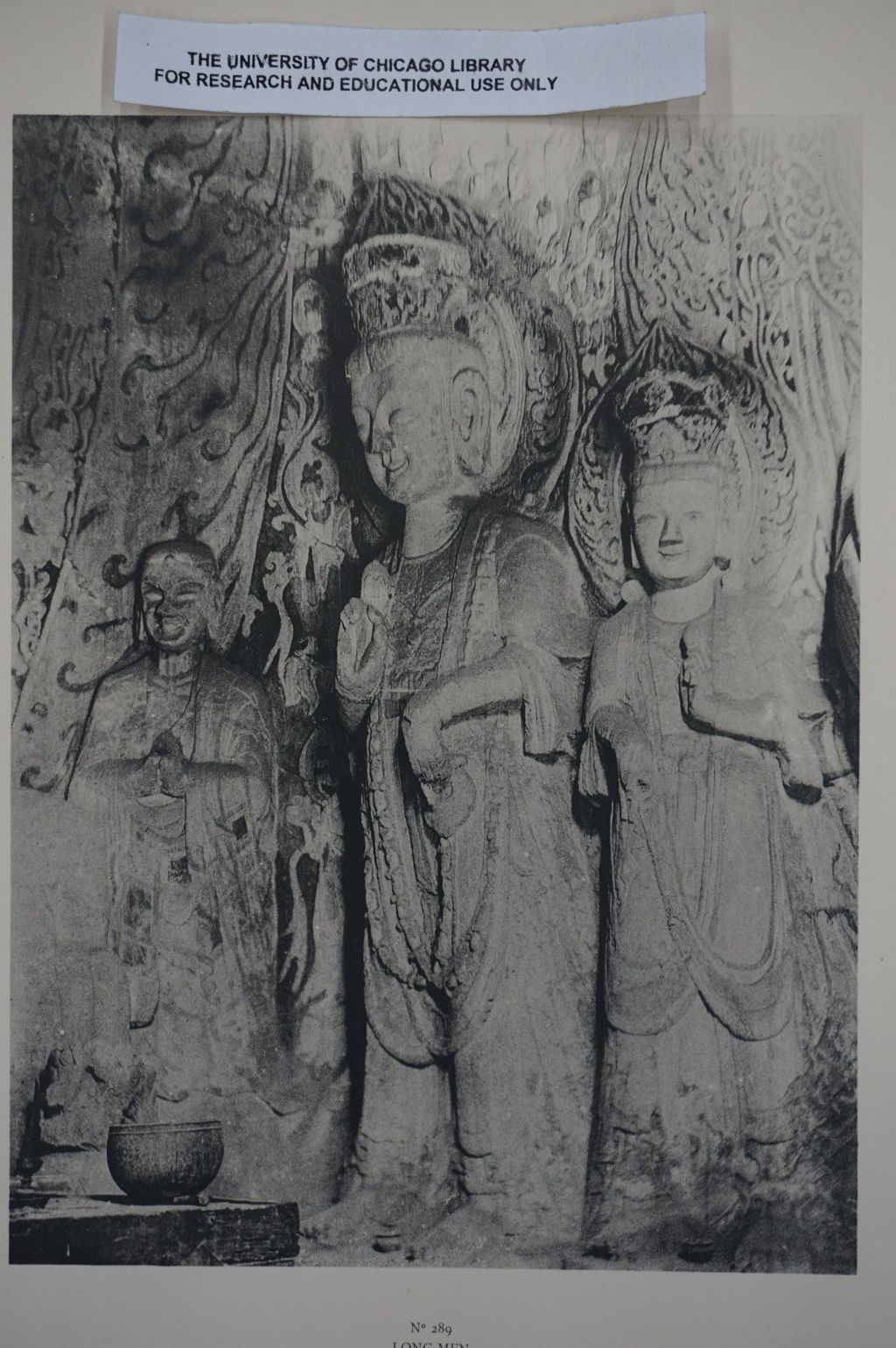 Miniature of Longmen Binyang Central Cave, northwest corner