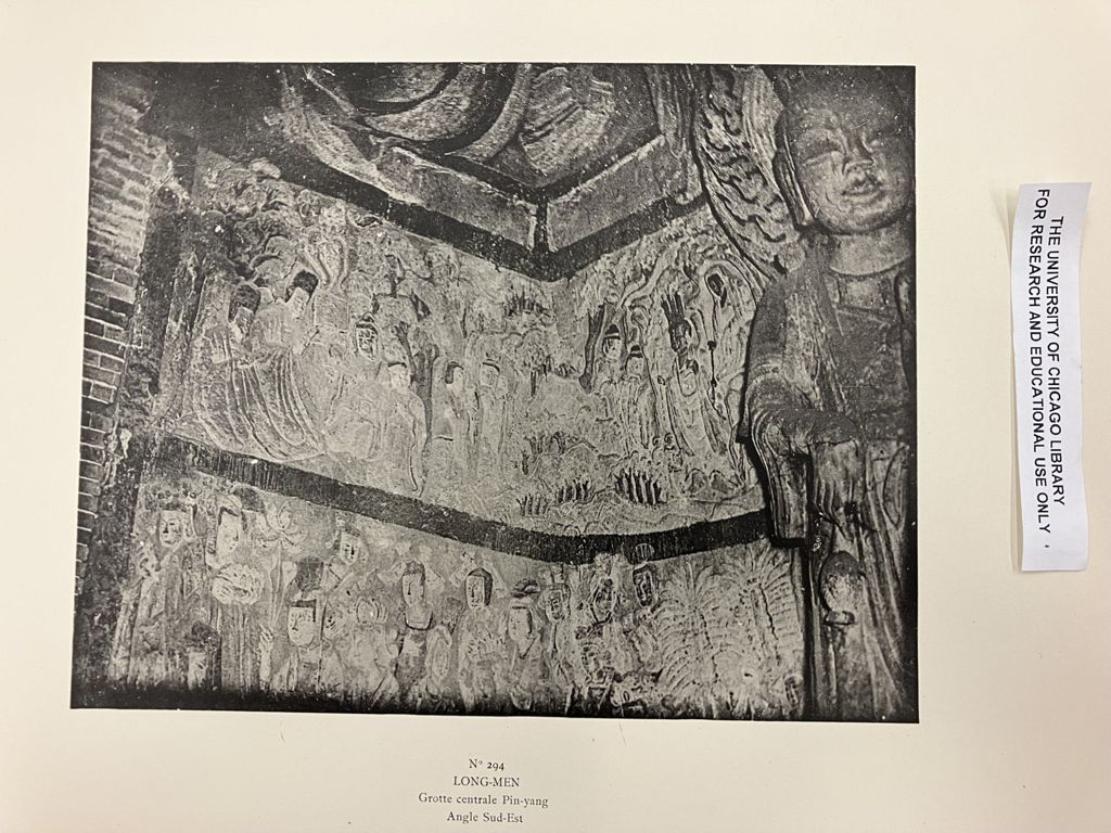 Miniature of Longmen Binyang Central Cave, southeast corner reliefs