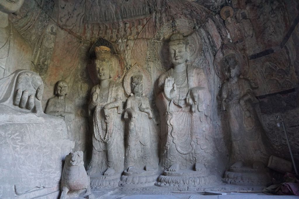 Miniature of Longmen Binyang Central Cave, north wall