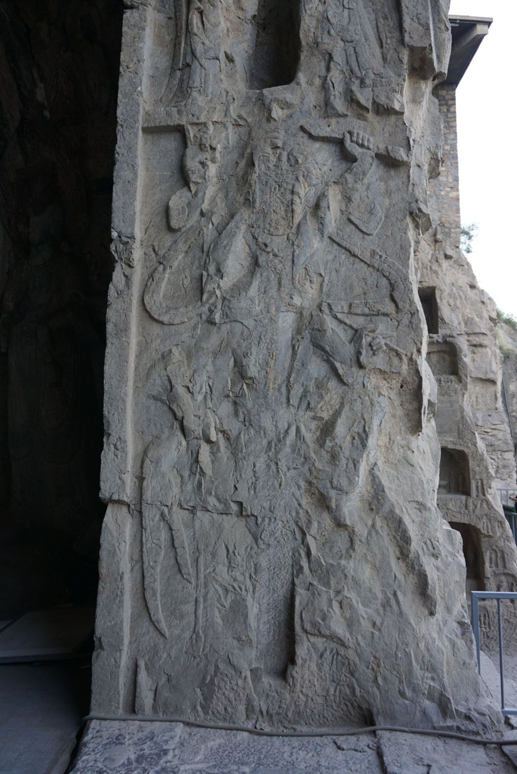 Miniature of Longmen Binyang Central Cave, entrance north side