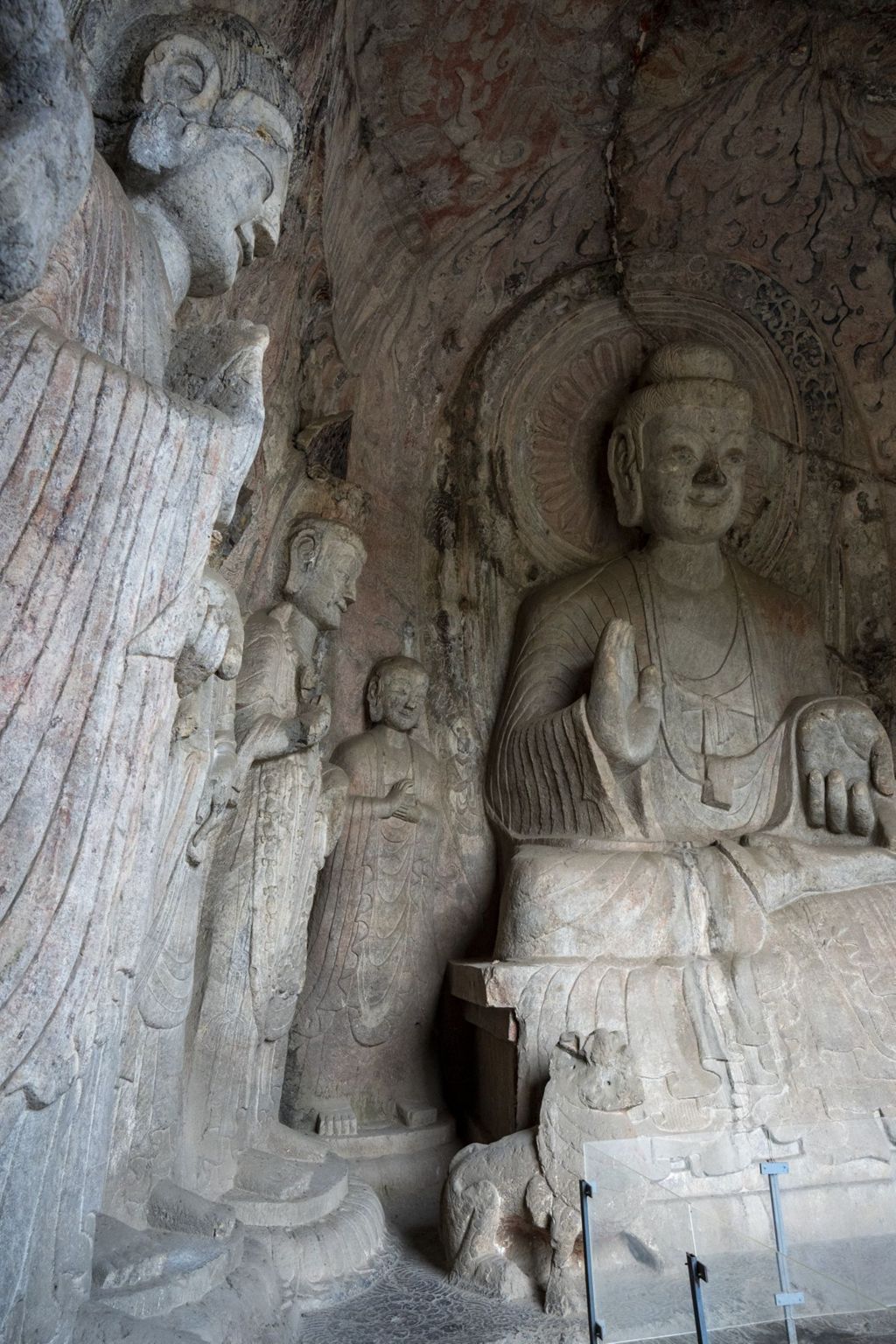 Miniature of Longmen Binyang Central Cave, southwest corner