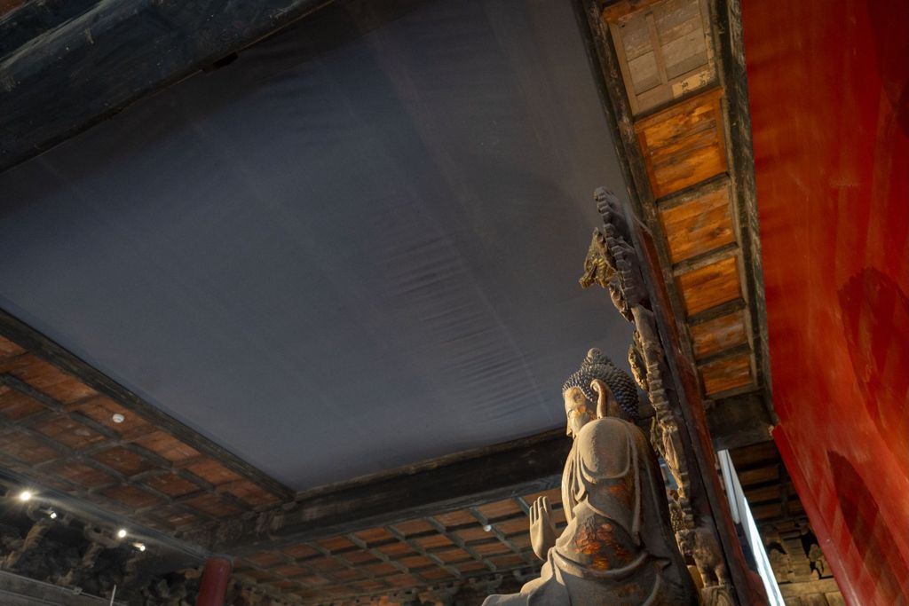 Miniature of Zhihua Hall (Zhihuadian, Hall of Transforming Wisdom), ceiling