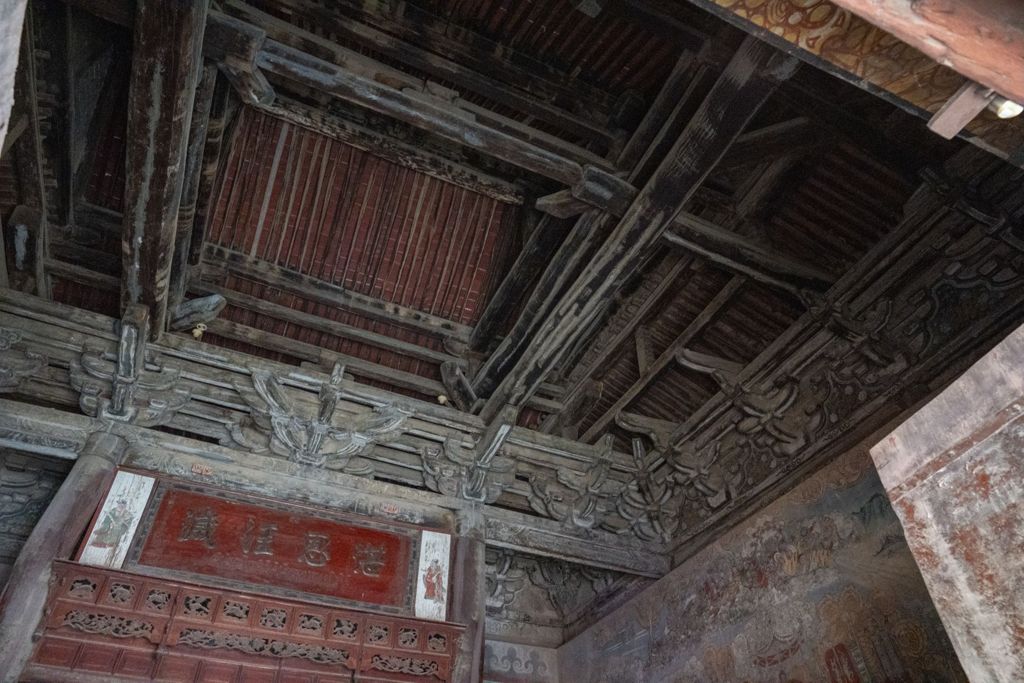 Miniature of Water God's Temple (Shuishen Temple) of the Guangsheng Monastery, Ming Ying King Hall (or Mingyingwang Temple), interior