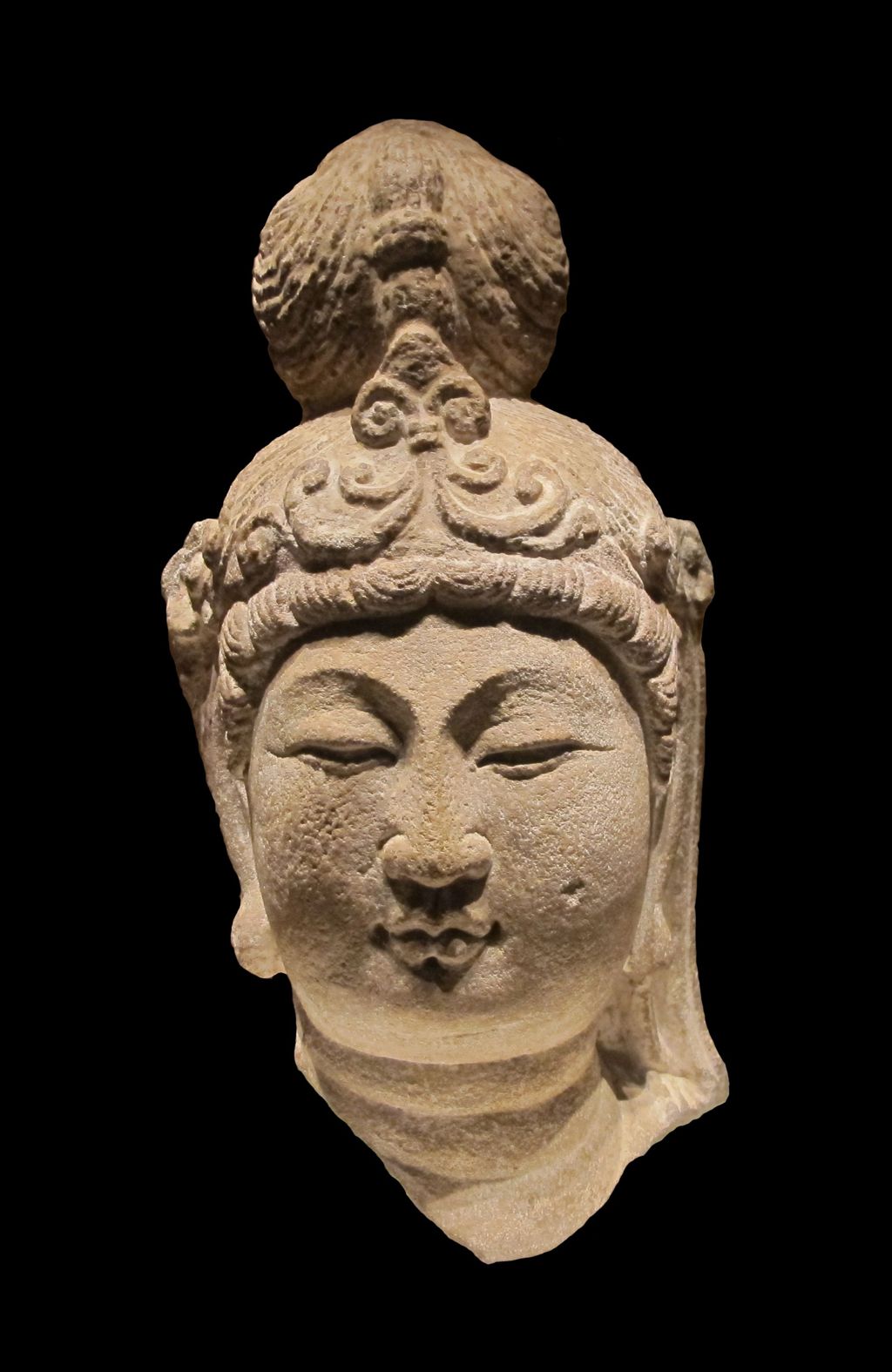Miniature of Bodhisattva Head