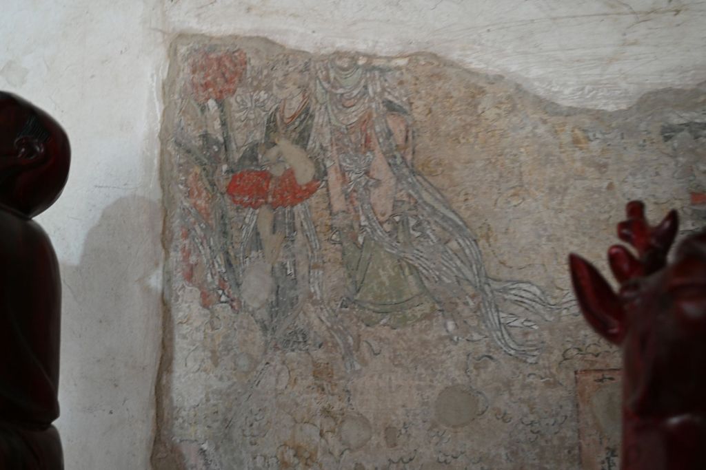 Miniature of Lower Guangsheng Temple, front hall (or former Buddha's Temple), mural