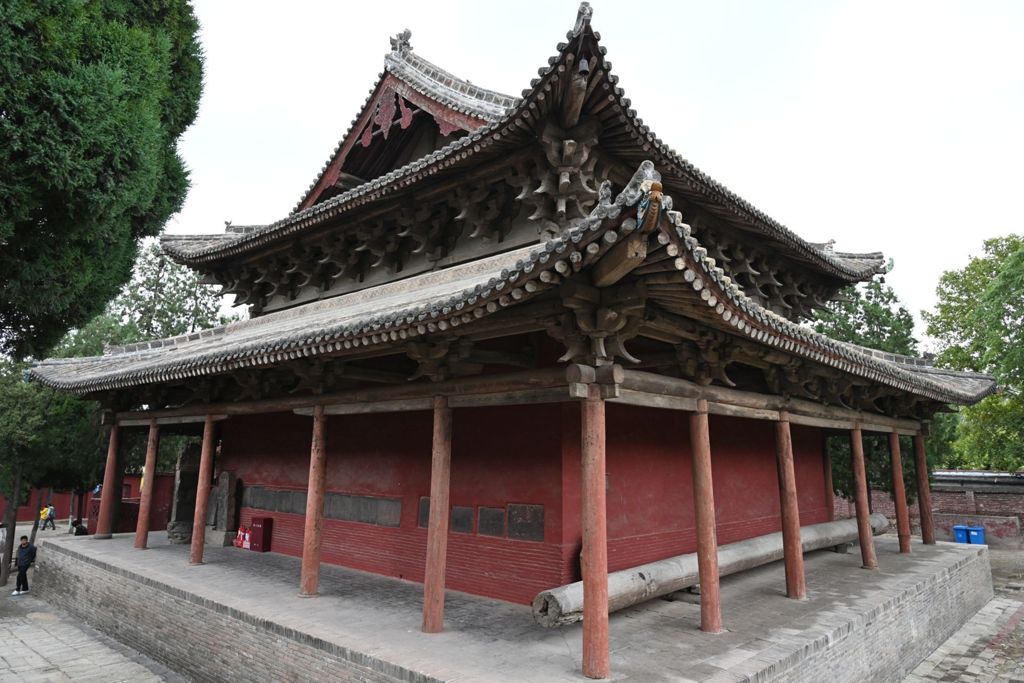 Miniature of Water God's Temple (Shuishen Temple) of the Guangsheng Monastery, Ming Ying King Hall (or Mingyingwang Temple), exterior