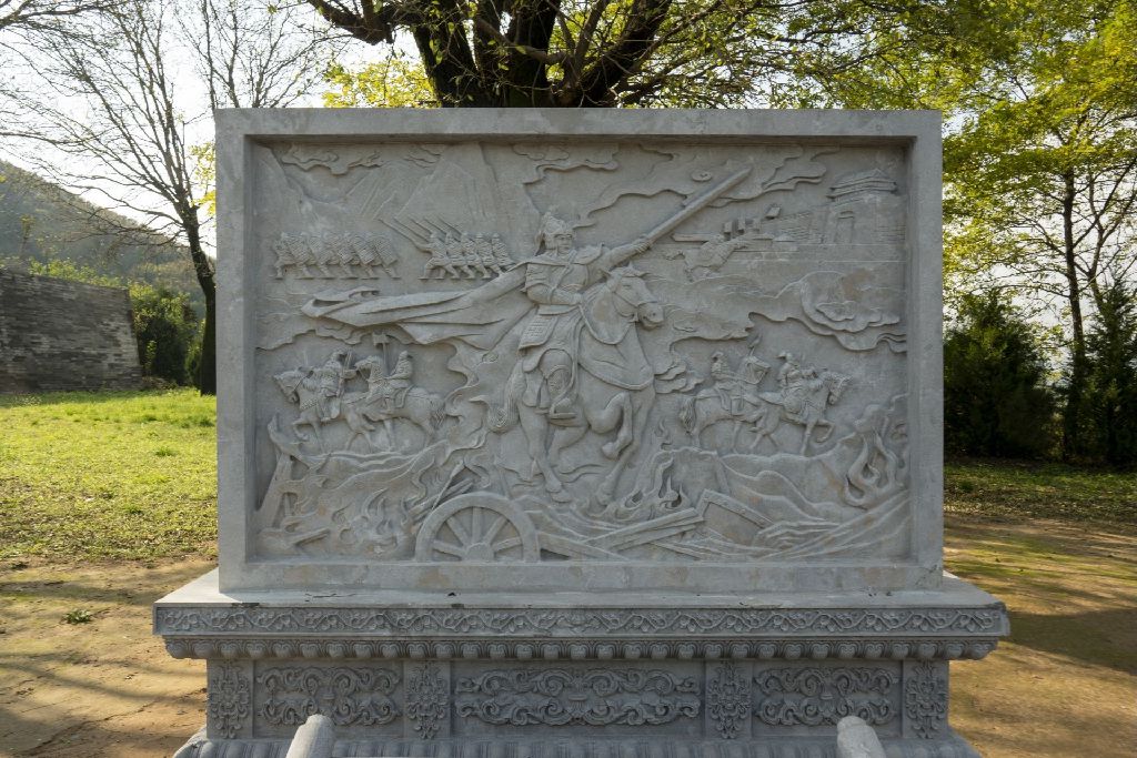 Miniature of Six Steeds of Zhao Mausoleum ("Zhaoling Liujun"), stone relief