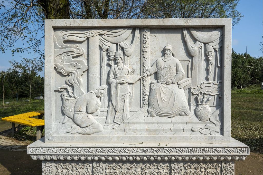 Miniature of Six Steeds of Zhao Mausoleum ("Zhaoling Liujun"), stone relief