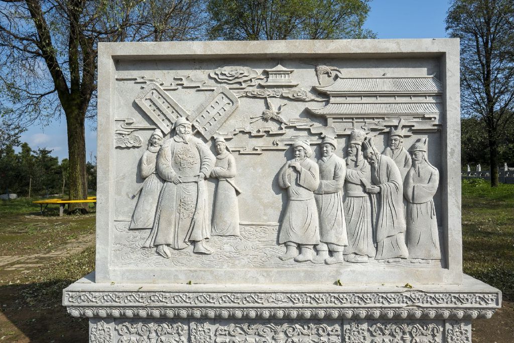 Miniature of Six Steeds of Zhao Mausoleum ("Zhaoling Liujun"), stone relief