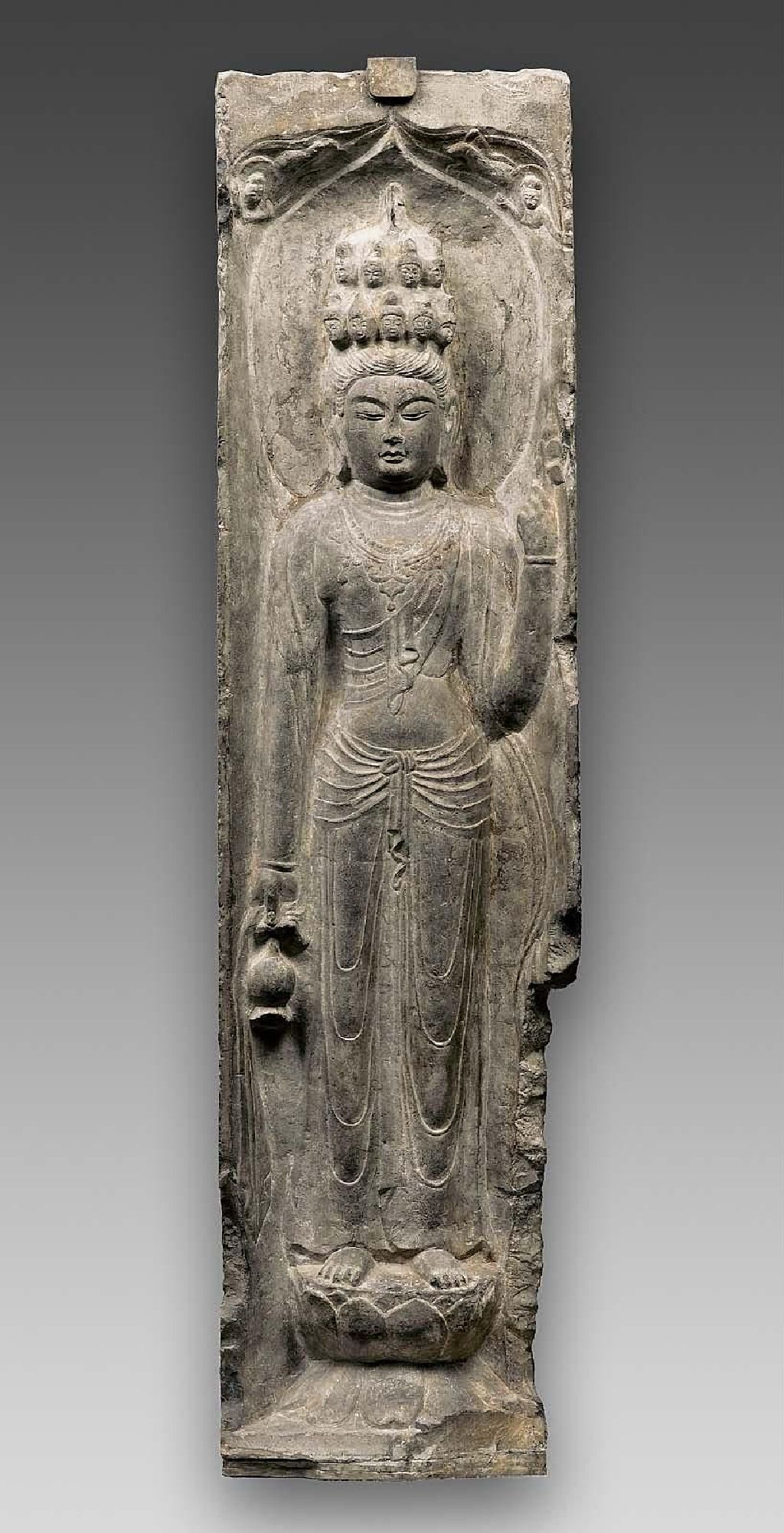 Miniature of Eleven-headed Guanyin, Bodhisattva of Compassion