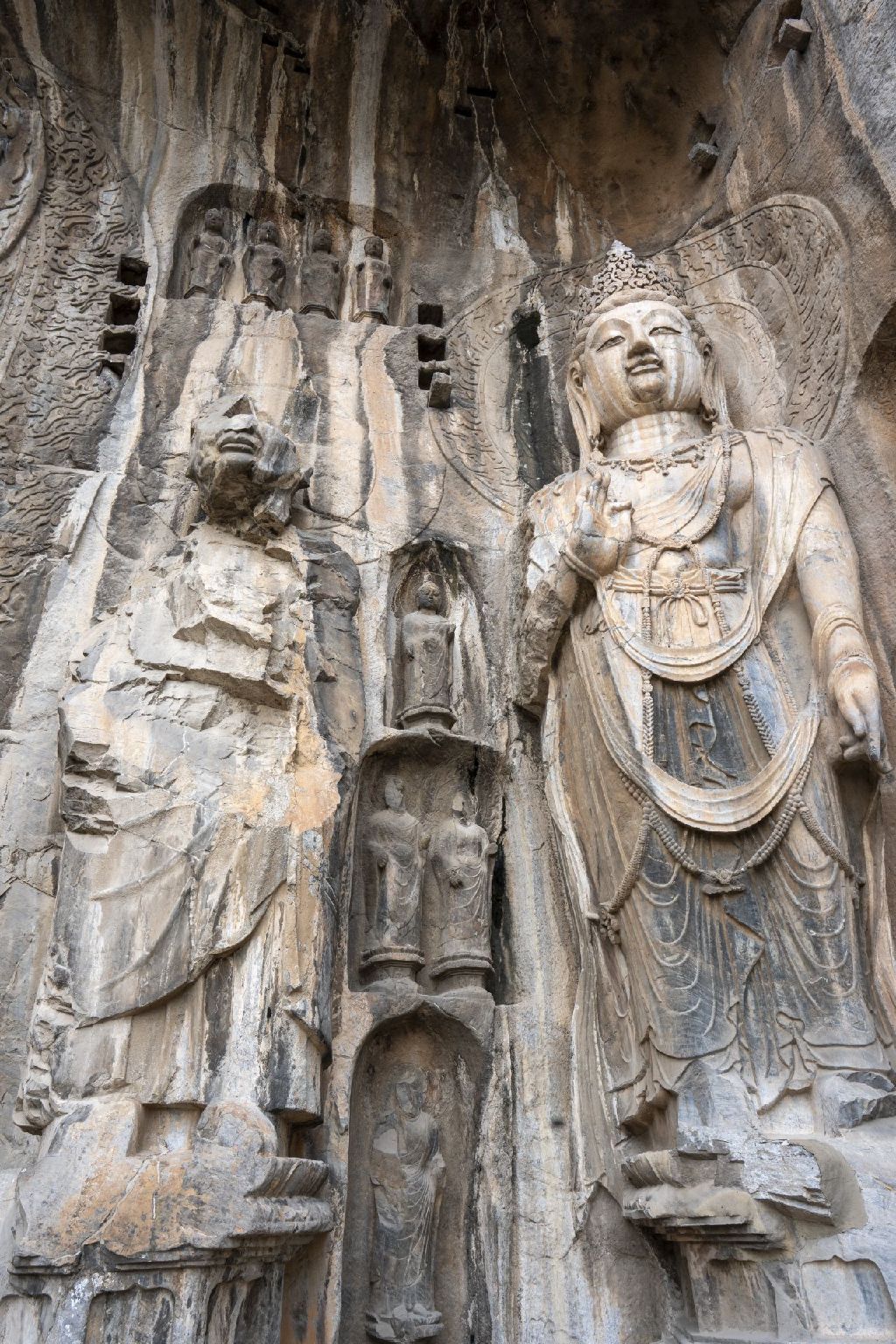 Miniature of Fengxian Temple (Fengxiansi), bodhisattvas