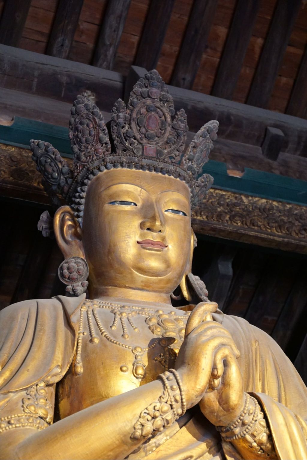 Miniature of Buddha Triad from Wanfo Pavilion (Wanfoge, Ten Thousand Buddhas Pavilion), Vairocana Buddha