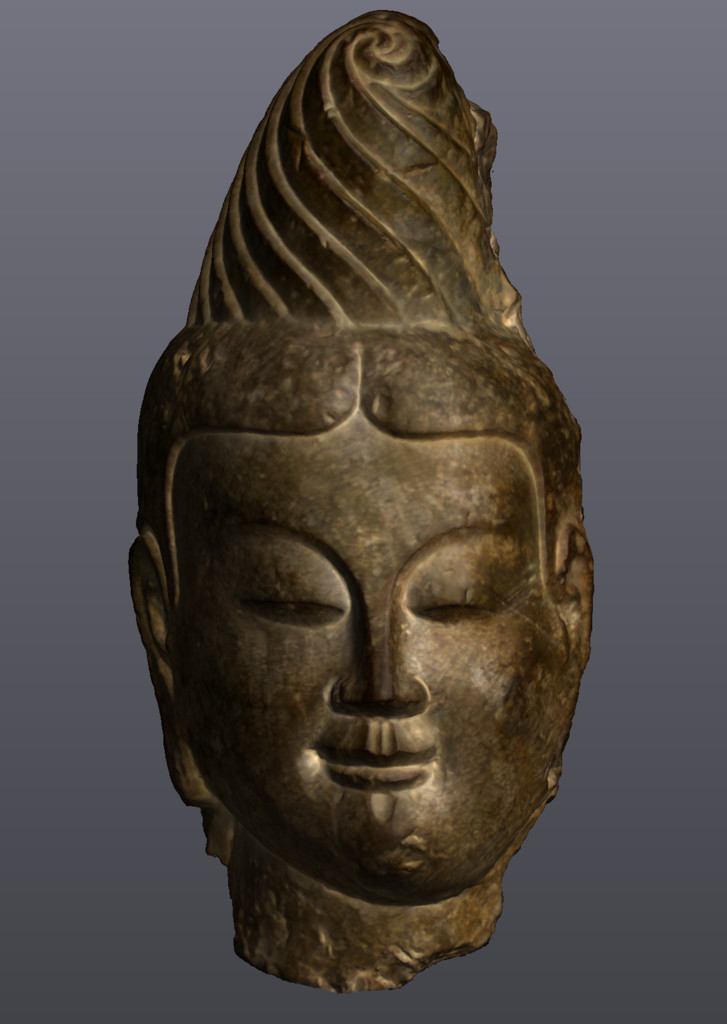 Miniature of Head of a Buddha, 3D model