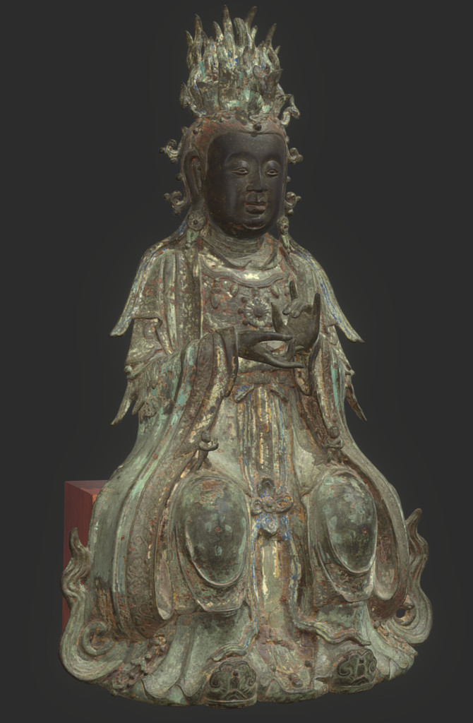 Miniature of Sovereign of the Clouds of Dawn (Bixia Yuanjun), 3D model
