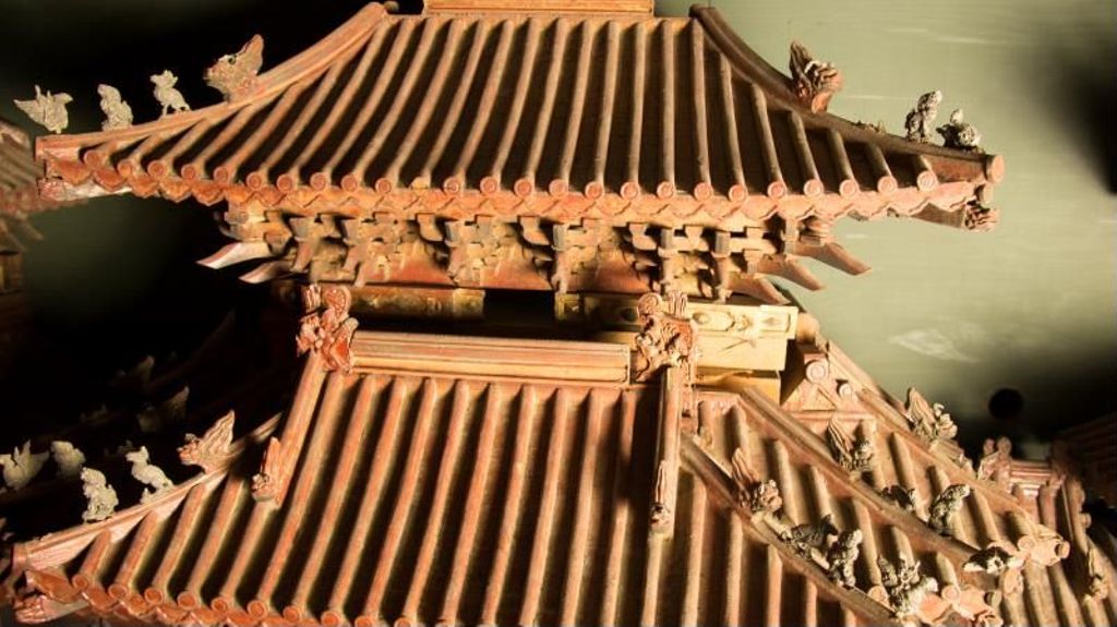 Miniature of Coffered Ceiling from Zhihua Hall (Zhihuadian, Hall of Transforming Wisdom), tiangong louge zaojing