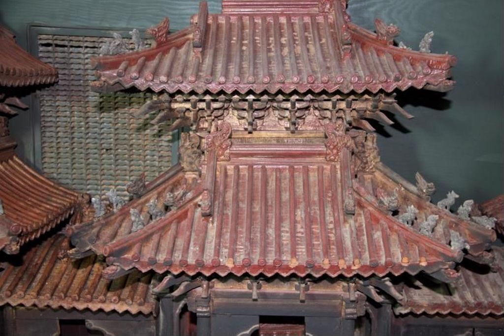 Miniature of Coffered Ceiling from Zhihua Hall (Zhihuadian, Hall of Transforming Wisdom), tiangong louge zaojing