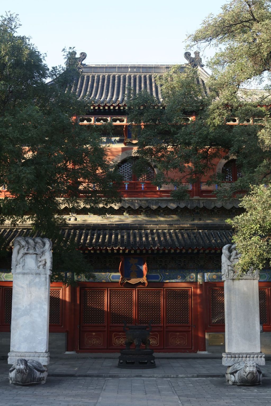 Miniature of Rulai Hall (Rulaidian, Tathagatha Hall or Shakyamuni Hall), exterior, daytime