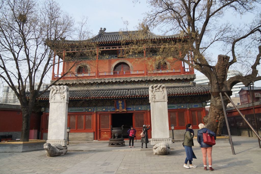 Miniature of Rulai Hall (Rulaidian, Tathagatha Hall or Shakyamuni Hall), exterior, daytime