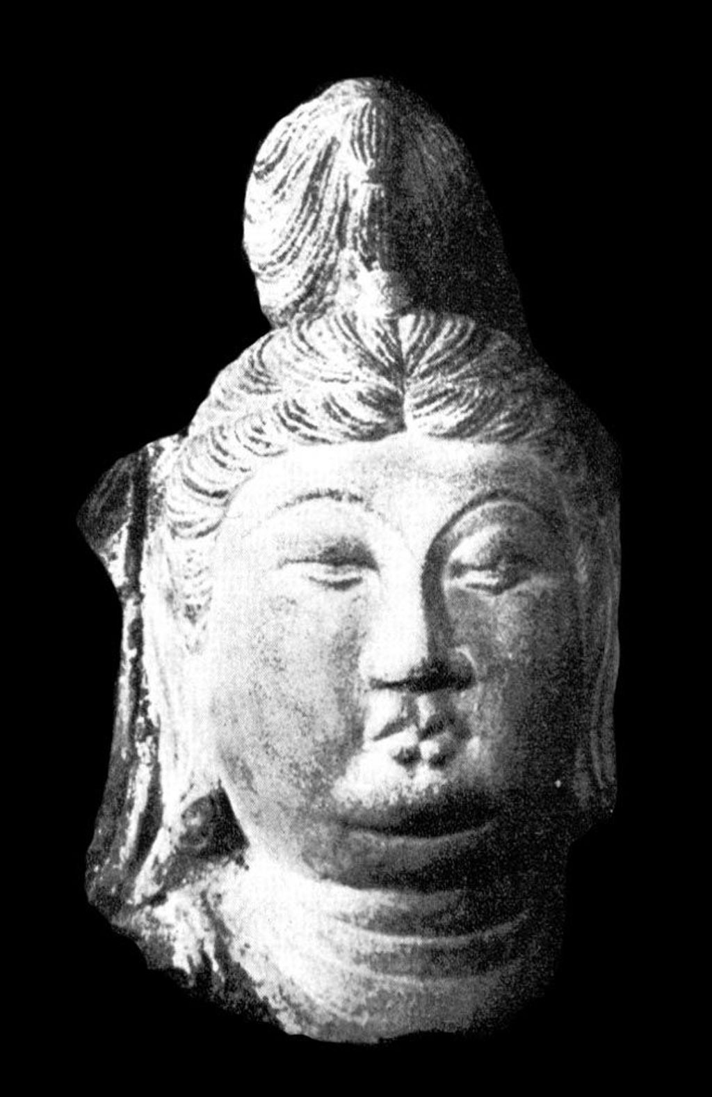 Miniature of Bodhisattva Head