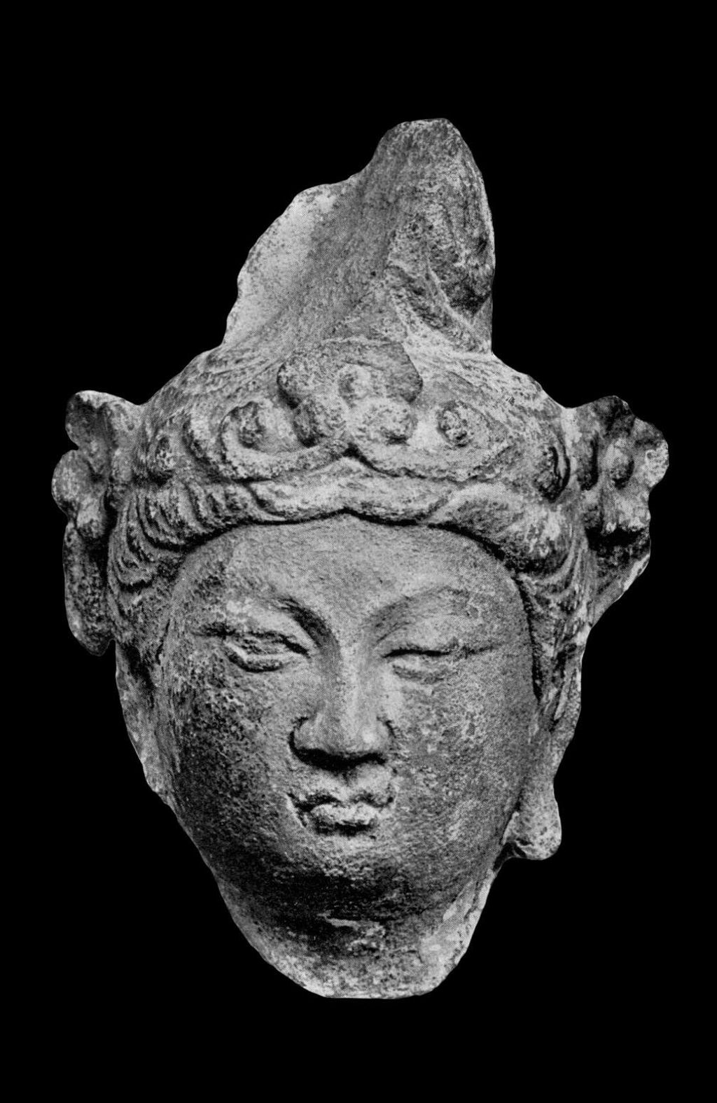 Miniature of Bodhisattva Head