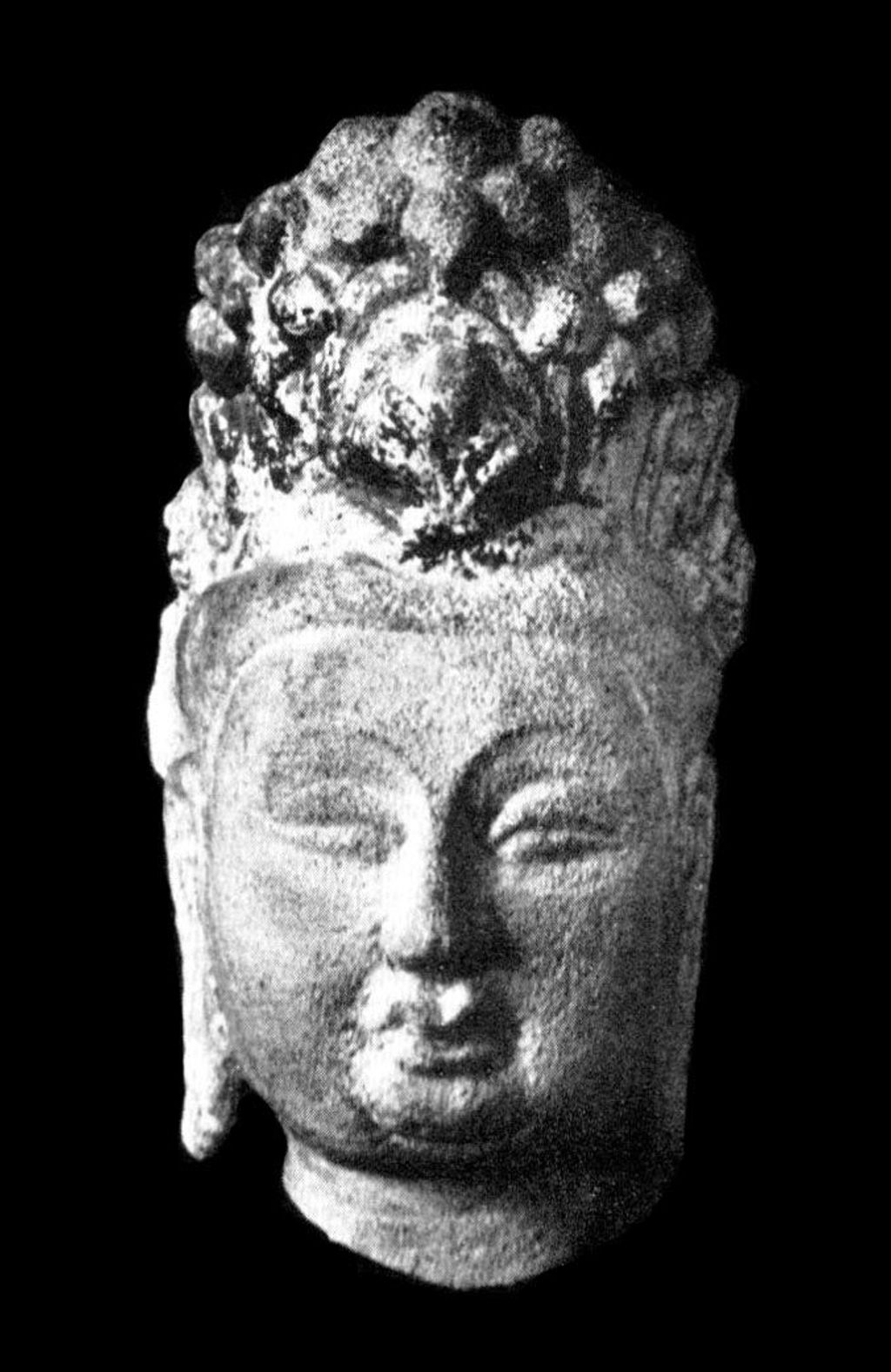 Miniature of Bodhisattva Head