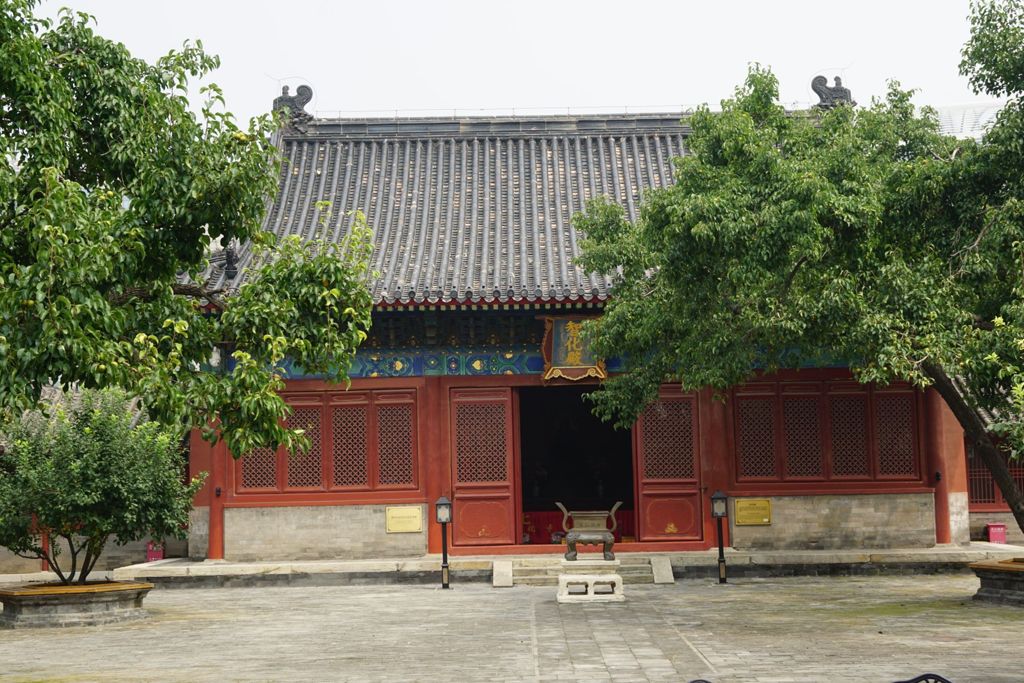 Miniature of Zhihua Hall (Zhihuadian, Hall of Transforming Wisdom), exterior, daytime