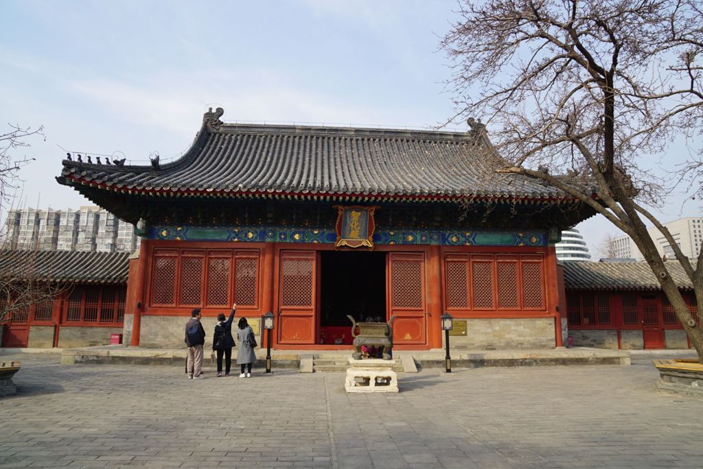 Miniature of Zhihua Hall (Zhihuadian, Hall of Transforming Wisdom), exterior, daytime