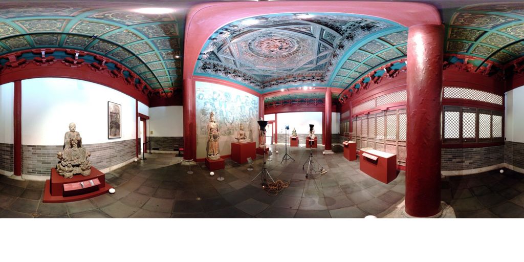 Miniature of Coffered Ceiling from Zhihua Hall (Zhihuadian, Hall of Transforming Wisdom), Philadelphia Museum of Art Hollis Baldeck Gallery