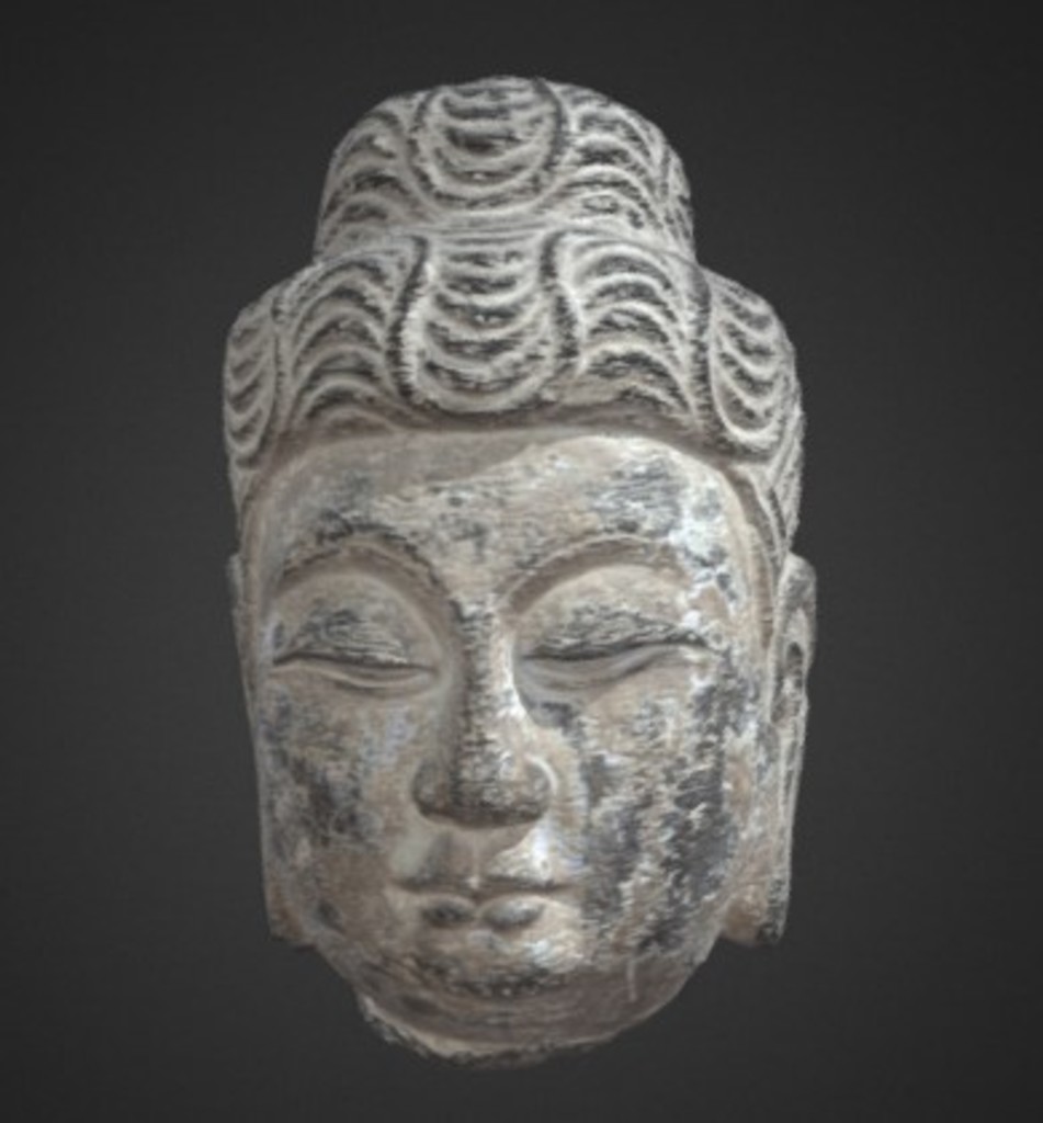 Miniature of Buddha Head, 3D model